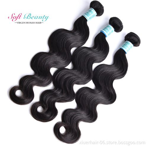 Hot Sale 10A With Lace Frontal Closure Body Wave Raw Mink Brazilian Bundles Cuticle Aligned Virgin Human Hair Extension